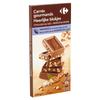 Carrefour Blokjes Melkchocolade Gekaramelliseerde Amandel & Zout 200 g
