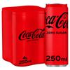 Coca-Cola Zero Blik 4 x 250 ml