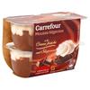 Carrefour Mousse Liégeoise met Slagroom Chocolade 2 x (2 x 80 g)