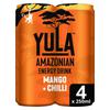 Yula   Energiedrank Mango Chilli 4 x 25 cl