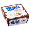 Monte Maxi Melkdessert & Chocoladesmaak + Hazelnoot 4 x 100 g