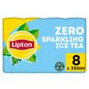 Lipton Iced Tea Bruisende Ijsthee Original Zero Zonder suiker 8x33cl