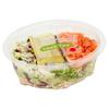 Carrefour Lunch Time Salad Gerookte Zalm & Dilledressing 450 g