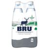 BRU® Natuurlijk Licht Bruisend mineraalwater 4 x 75 cl
