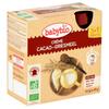 BABYBIO Crème Cacao-Griesmeel vanaf 8 Maanden 4 x 85 g