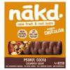 Nakd Nākd Raw Fruit & Nut Bars Peanut Cocoa 4 x 30 g
