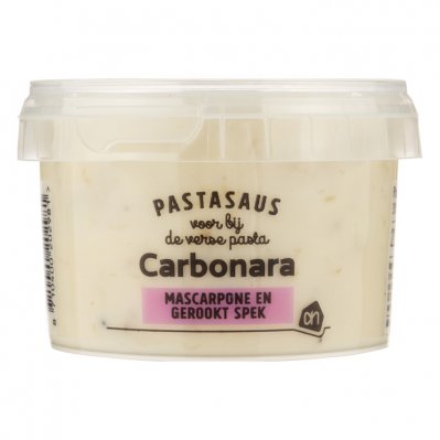 Review - AH Verse pastasaus carbonara