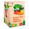 Fuze Tea Infused Iced Tea Black Tea Peach Hibiscus 4 x 250ml