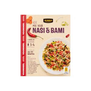 Jumbo Nasi & Bami Mix 4 x 50 g - Voordeelverpakking