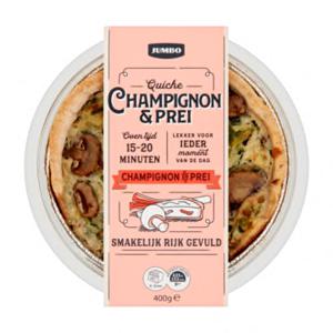 Jumbo Quiche Champignon & Prei 400g