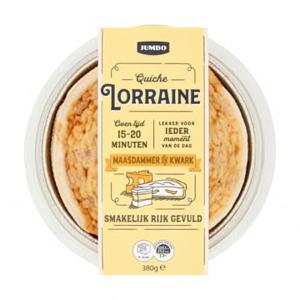 Jumbo Quiche Lorraine Maasdammer en Kwark 380g