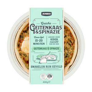 Jumbo Quiche Geitenkaas & Spinazie 400g