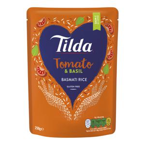 Tilda Basmati rijst tomato & basil