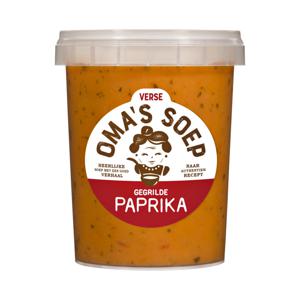 Oma's Soep Gegrilde paprika