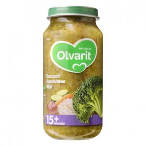 Olvarit Broccoli rundvlees rijst 15+ mnd