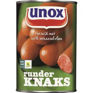 Unox Worst knaks rund