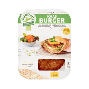 GoodBite Vega Kaasburger 2 Stuks 170g