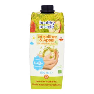 Healthy People Venkelthee & Appel 100% Biologische Thee & Fruit Vanaf 4-48+ Maanden 500ml