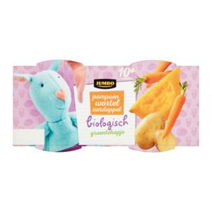 Jumbo Groentehapje Pompoen Wortel Aardappel 10+ Maanden Biologisch 2 x 200g