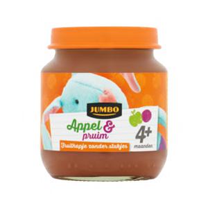 Jumbo Appel & Pruim 4+ Maanden 125g