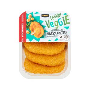 Jumbo Lekker Veggie Vegetarische Kaasschnitzel Voordeelverpakking 400g