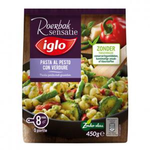 Iglo Roerbaksensatie pasta pesto groenten