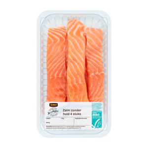 Jumbo Verse Zalm Zonder Huid 4 Stuks 400g