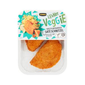 Jumbo Lekker Veggie 100% Plantaardige Saté Schnitzel 200g