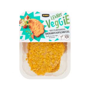 Jumbo Lekker Veggie 100% Plantaardige Krokante Kipschnitzel 200g