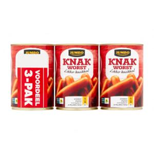 Jumbo Knakworst 3 x 400g