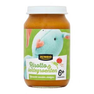 Jumbo Risotto & Lentegroenten 6+ Maanden 200g