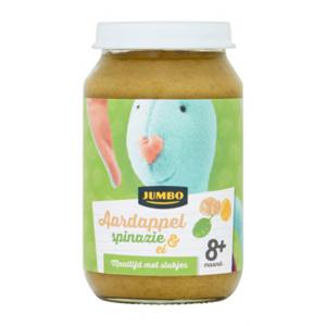 Jumbo Aardappel Spinazie & Ei 8+ Maanden 200g