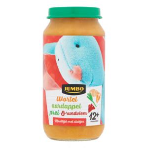 Jumbo Wortel Aardappel Prei & Rundvlees 12+ Maanden 250g