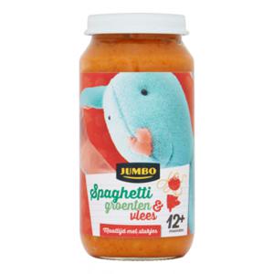 Jumbo Spaghetti Groenten & Vlees 12+ Maanden 250g