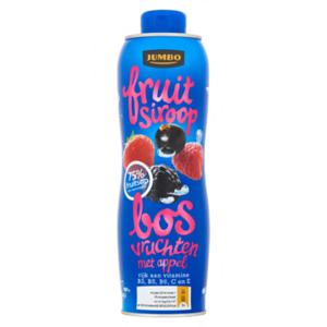 Jumbo Fruitsiroop Bosvruchten met Appel 750ml