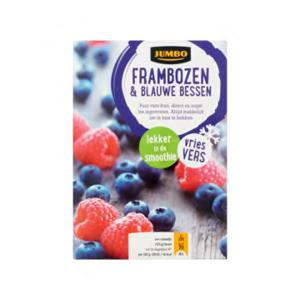 Jumbo Frambozen & Blauwe Bessen Diepvries 250g