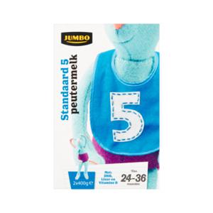 Jumbo Standaard 5 Peutermelk van 24-36 Maanden 2 x 400g