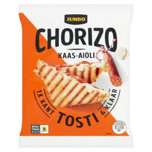 Jumbo Chorizo Kaas-Aoli Tosti Kant & Klaar 100g