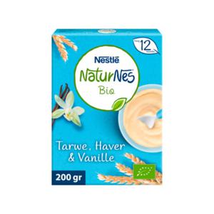 NaturNes® Bio Tarwe, Haver, Vanille 12+ mnd Baby Pap Biologisch 200g