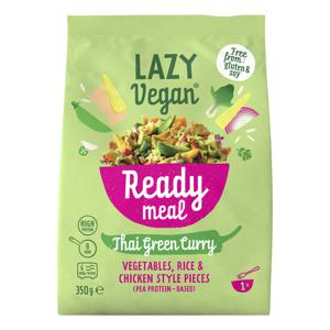 Lazy Vegan Thai green curry ready meal