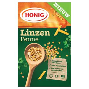 Honig Peulvruchten pasta penne linzen