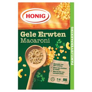 Honig Peulvruchten pasta macaroni erwten