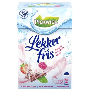 Pickwick Lekker fris aardbei framboos munt