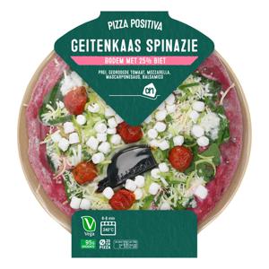 AH Positiva bietenpizza geitenkaas spinazie