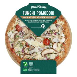 AH Positiva volkorenpizza funghi pomodori