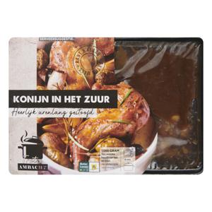 Trotse ambacht Konijn in het zuur
