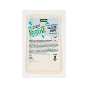 Jumbo Lekker Veggie Naturel Tofu 100% Plantaardig 500g