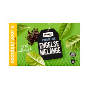 Jumbo Zwarte Thee Engelse Melange 40 Stuks Voordeel 80g