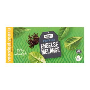 Jumbo Zwarte Thee Engelse Melange 40 Stuks Voordeel 160g