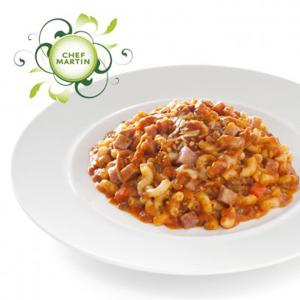 Chef Martin Macaroni met ham en kaas